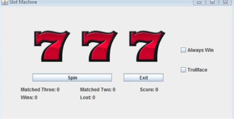 Programming a simple slot machine game using Java.